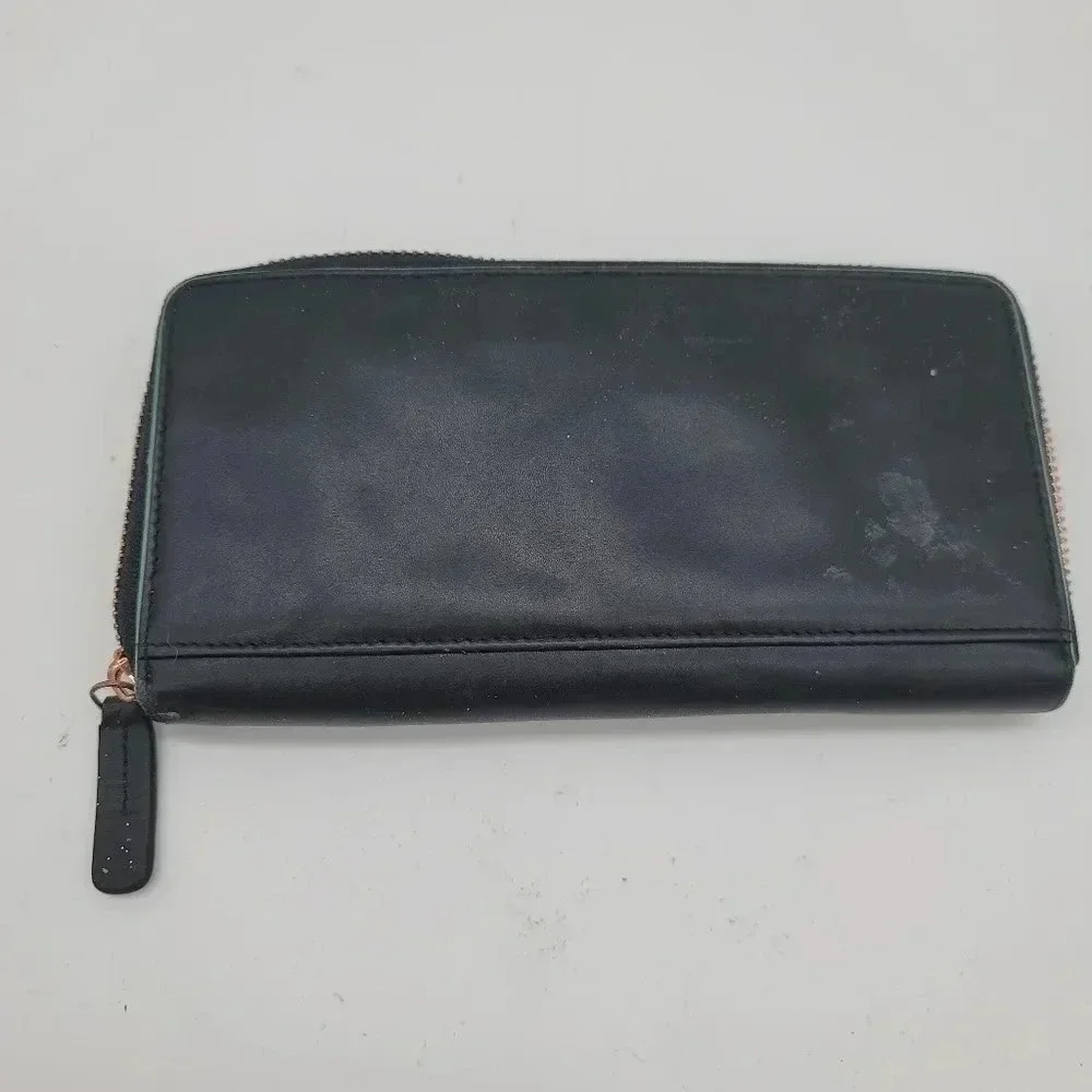 Radley London Women's Wallet Arlington Street Leather Zip Around Black 7.5